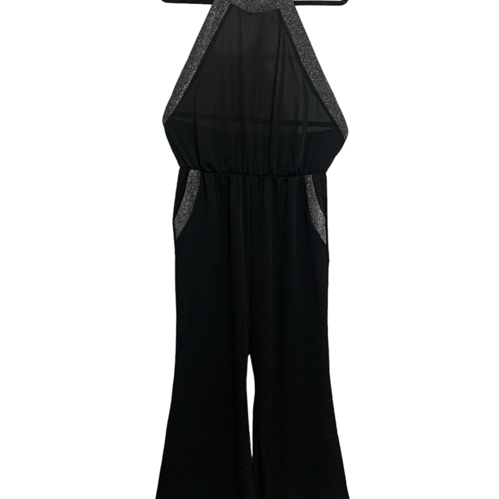 Elegant Black Halter Jumpsuit